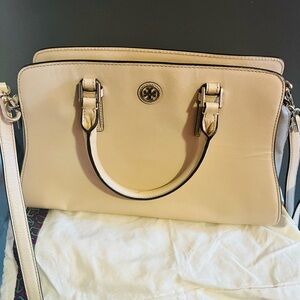 Tory Burch Elegant Cream Handbag